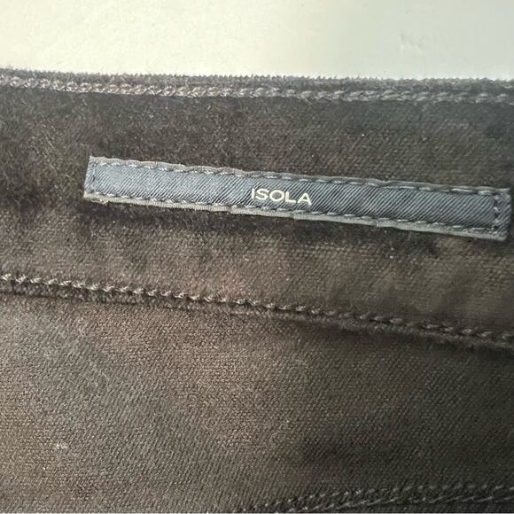 NEW Citizens of Humanity Isola Cropped Boot Cut in Black Velvet Sz 28 - Picture 7 of 9